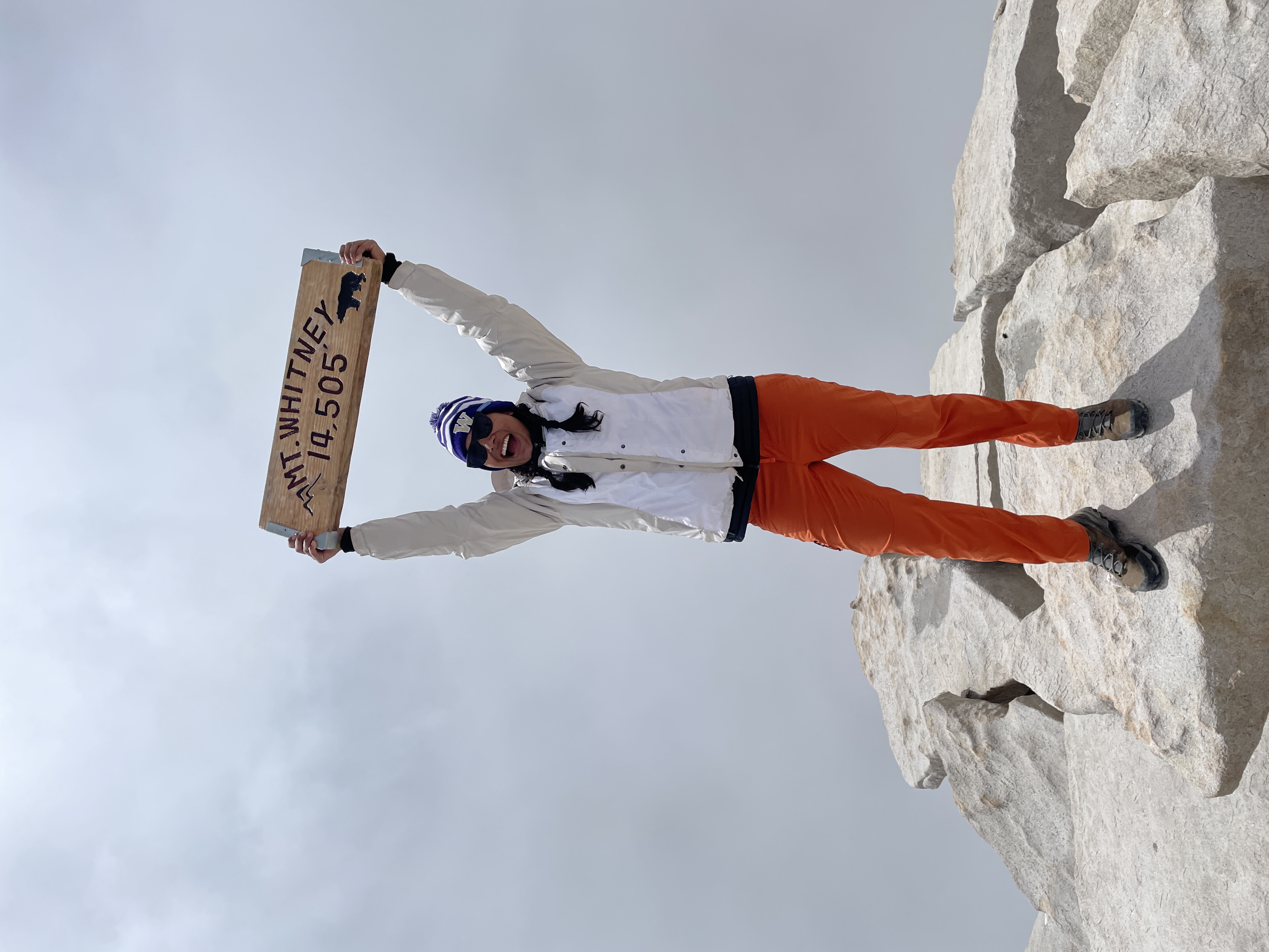 At the summit of Mt. Whitney. August 2023.